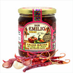 Don Emilio Red Pepper Salsa Macha Extra Hot - 15.5 oz